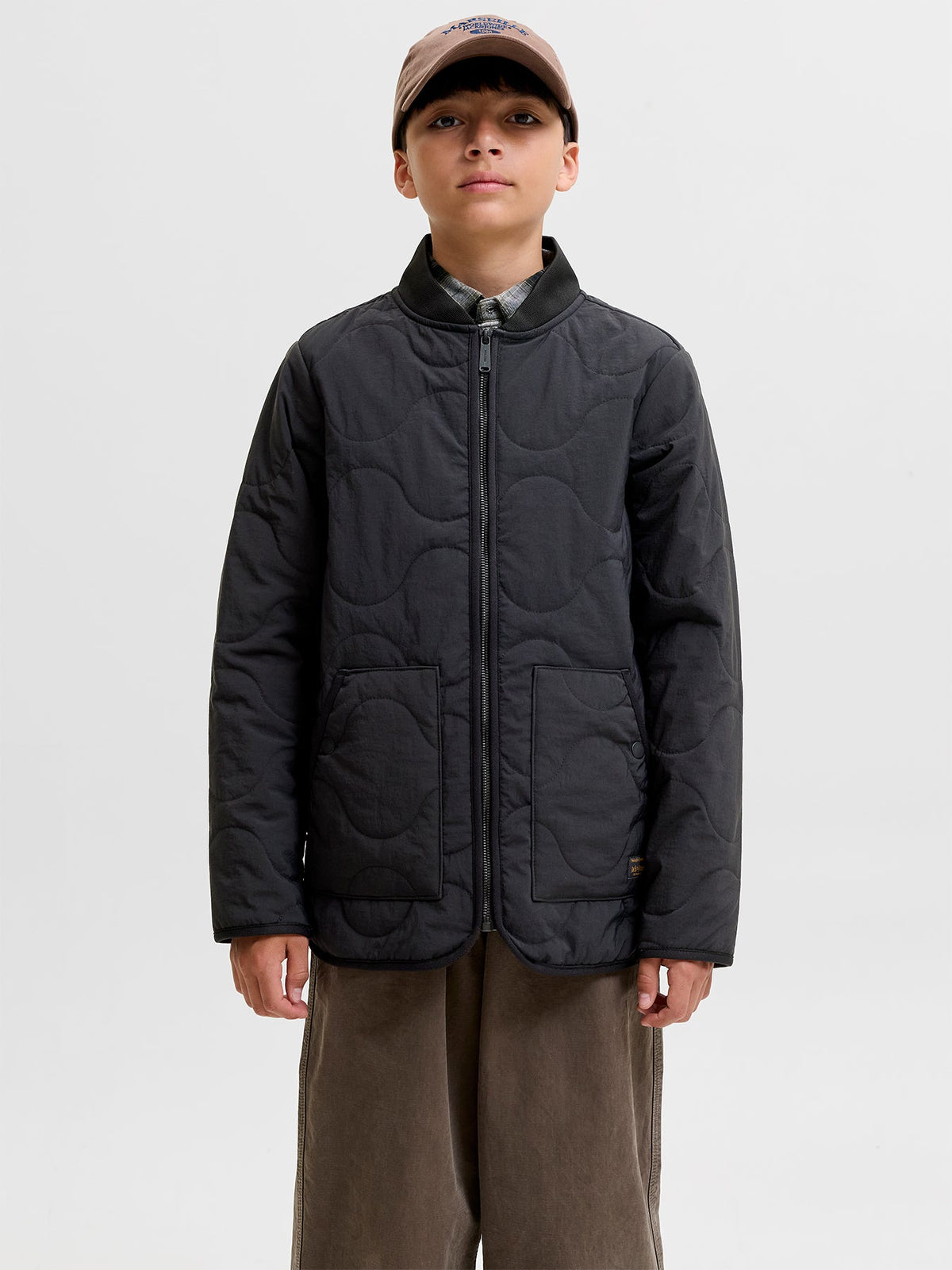 Axel Nylon Liner Jacket Black