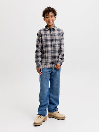 Kids James Long Sleeve Flannel Overshirt