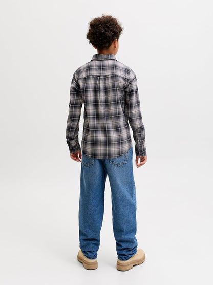 Kids James Long Sleeve Flannel Overshirt