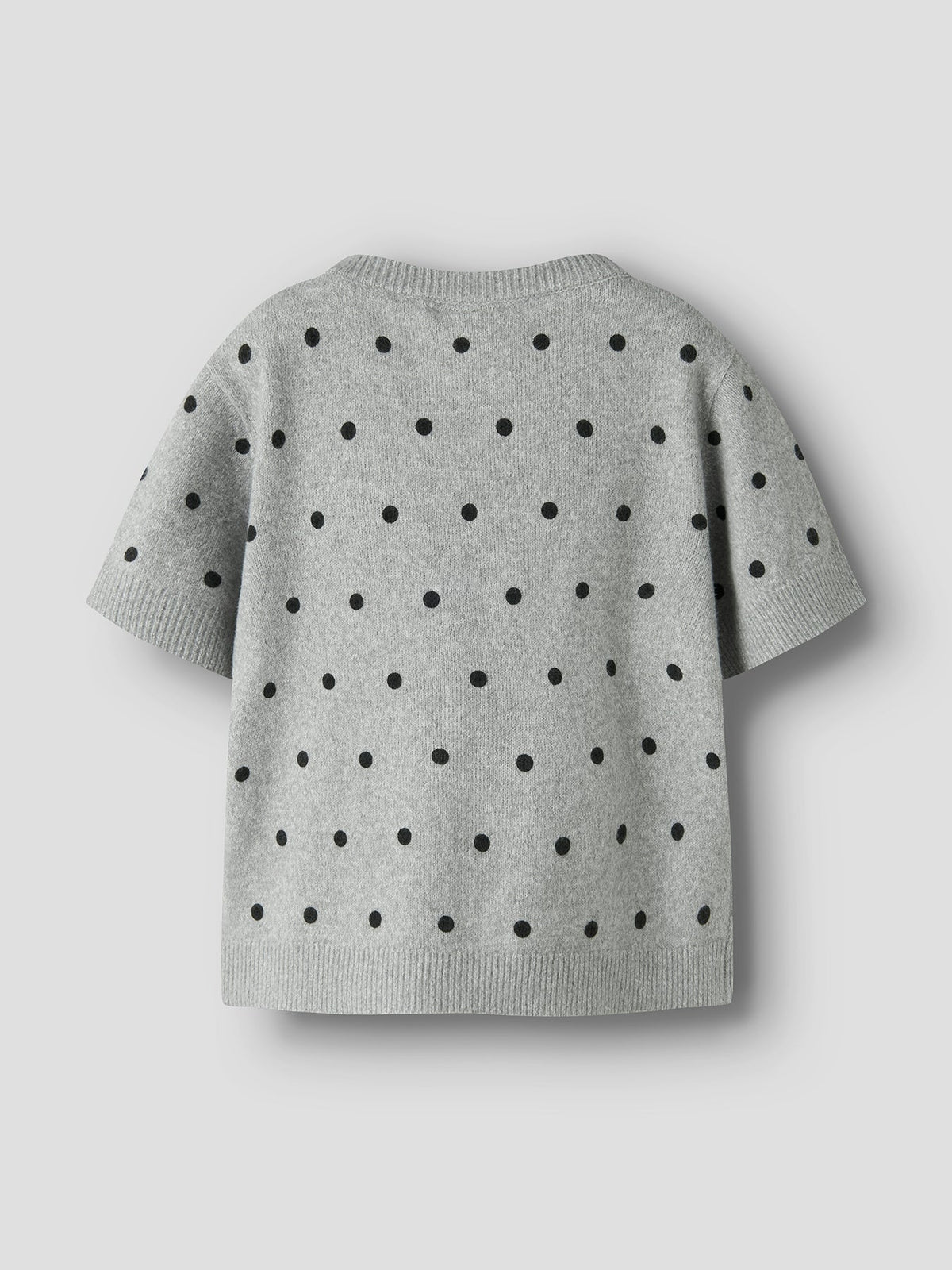 Nalani Recycled Polyester-Blend Knit Top Grey