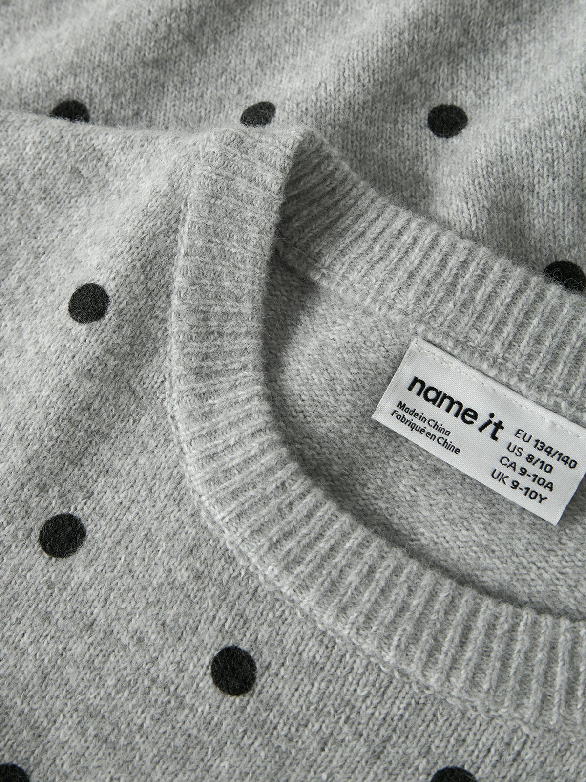 Nalani Recycled Polyester-Blend Knit Top Grey