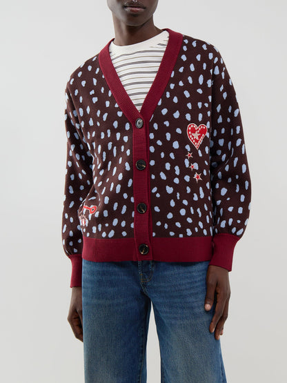 Chocolate Deer Cardigan