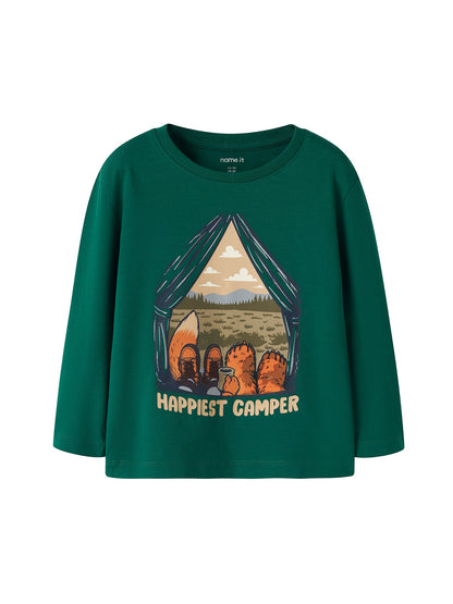 Organic & Recycled Cotton Osvaldi Long-Sleeved Boxy T-Shirt