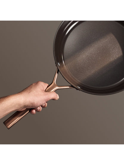 Aluminium Ceramic Titanium Frying Pan 24cm - Brown