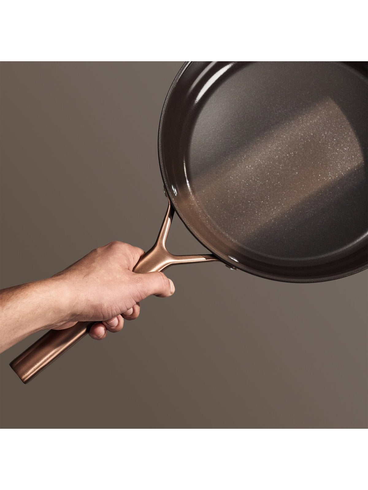 Aluminium Ceramic Titanium Frying Pan 28cm - Brown