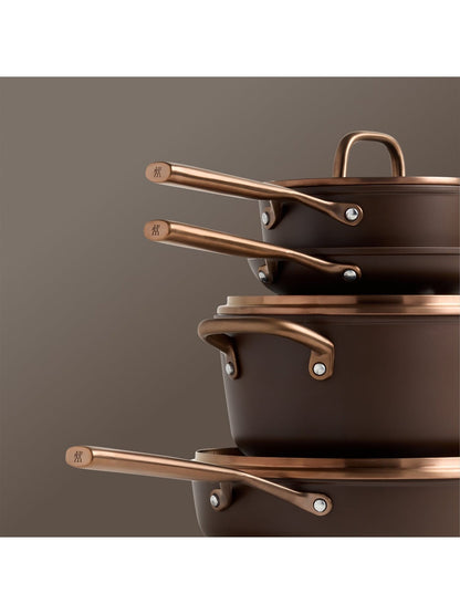 Aluminium Ceramic Titanium Frying Pan 28cm - Brown