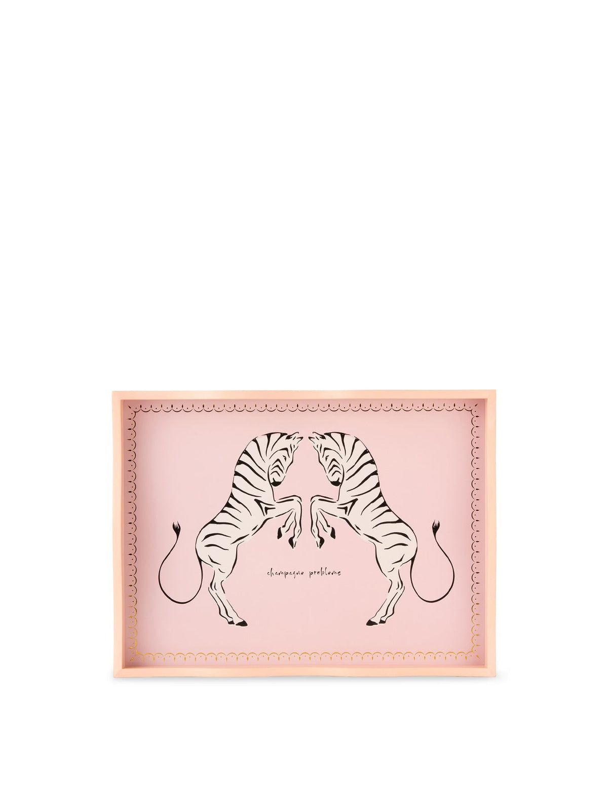 Zebra Rectangular Tray