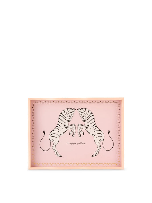 Zebra Rectangular Tray