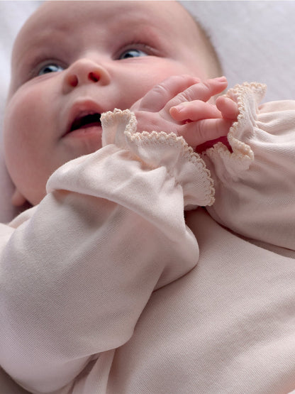 Baby Born in 2027 Cotton Sleepsuit Pink