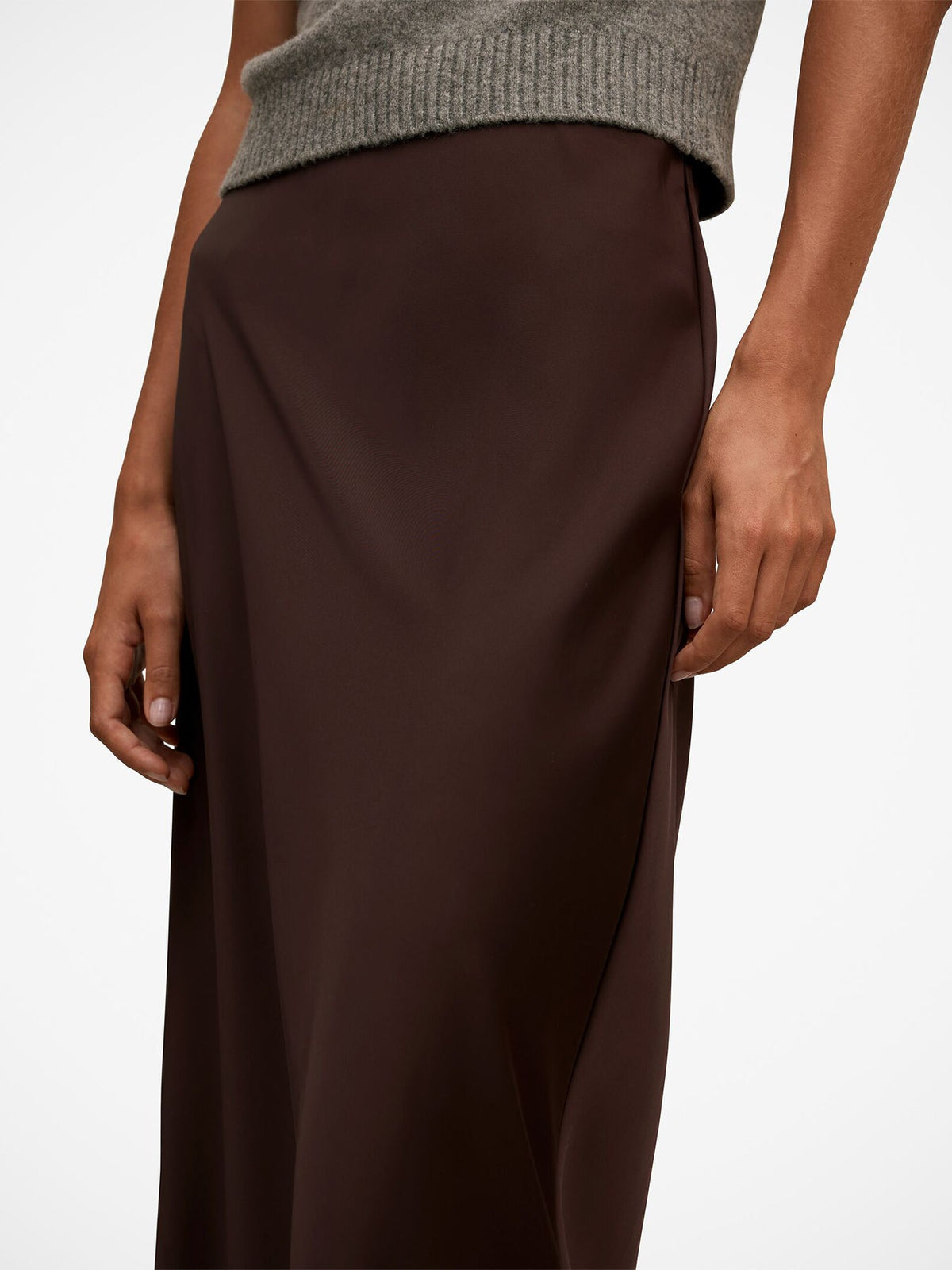 Women's Sally Satin Slip Skirt