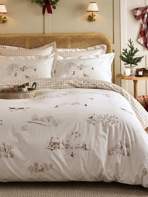 Winter Scene Quilt Set