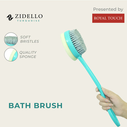 Zidello Bath Brush with Sponge - Effective Cleaning