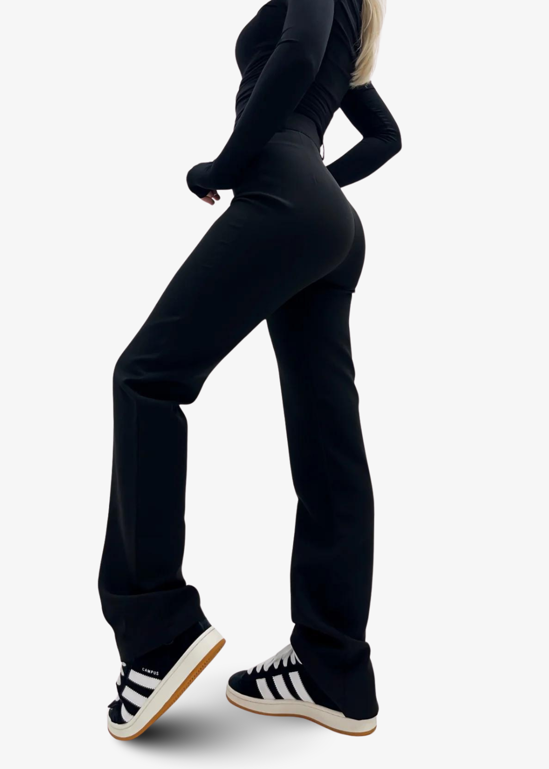 Straight leg pants classic black (tall)