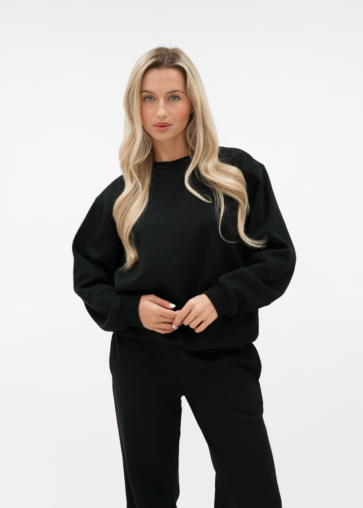 Basic sweater black (tall)