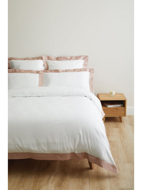 Tyne Collection Duvet Cover Pink