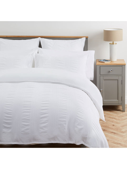 York Duvet Cover White