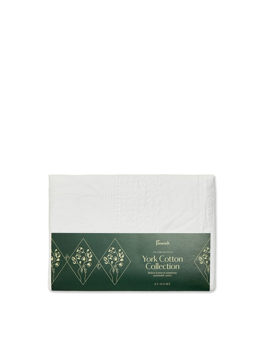York Standard Pillowcase White