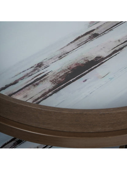 Blurred Seascape Side Tray Tables Multi