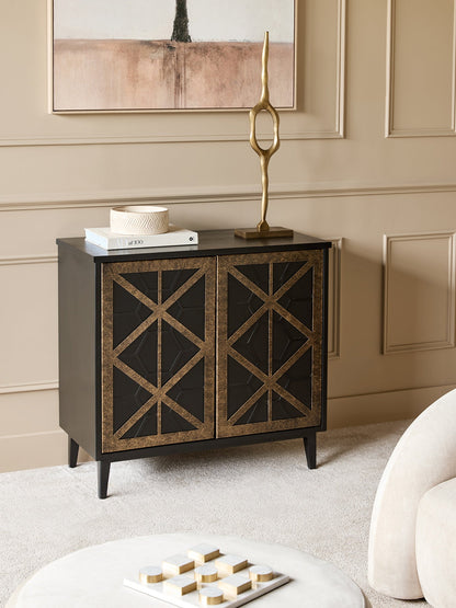Reeno Fretwork 2 Door Cabinet
