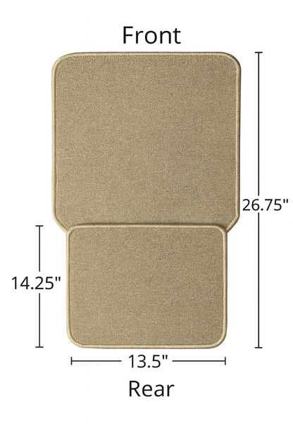 4-Piece Car Floor Mat Set