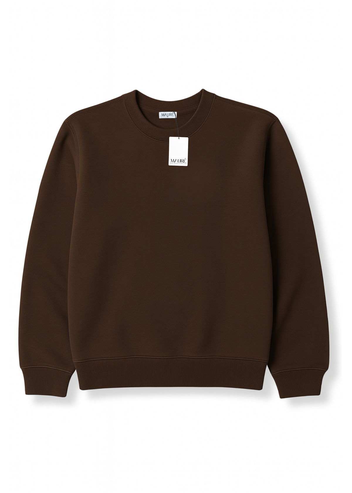 Basic sweater chocolate brown (tall)