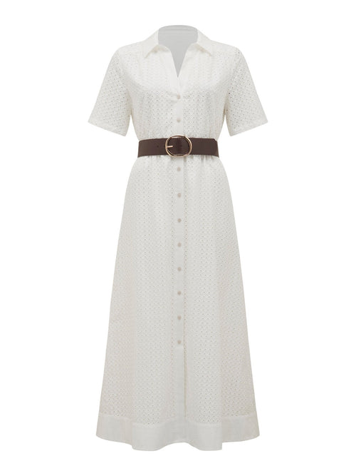Tyler Embroidered Midi Dress