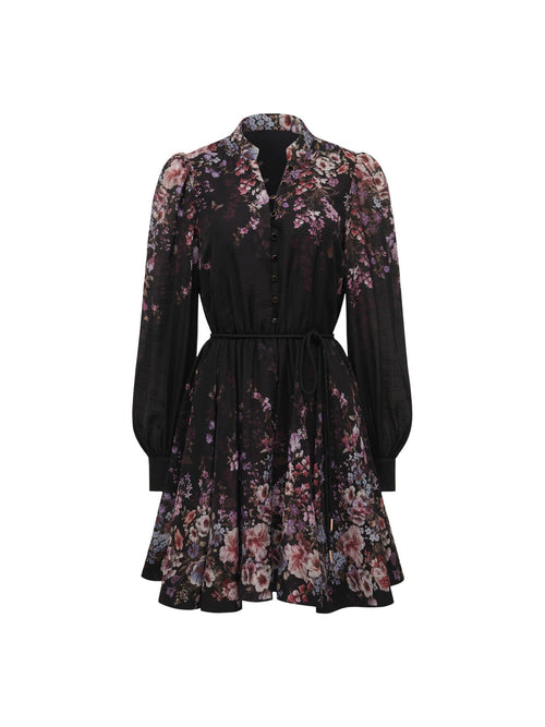 Anastasia Printed Skater Mini Dress