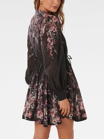 Anastasia Printed Skater Mini Dress