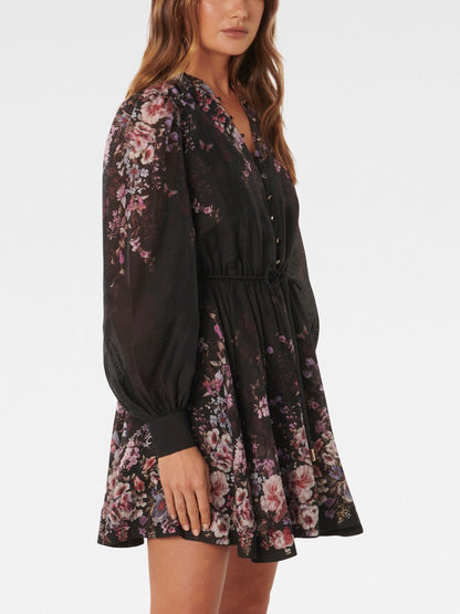 Anastasia Printed Skater Mini Dress