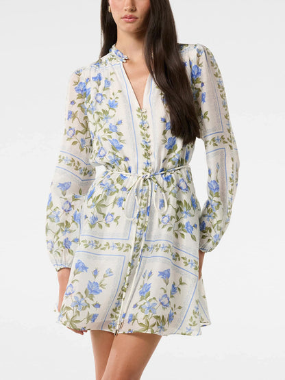 Tamila Printed Skater Mini Dress