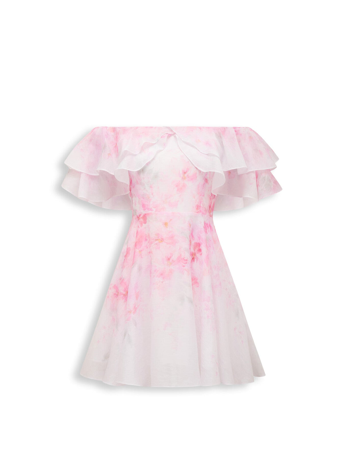 Ellie Ruffle Mini Dress