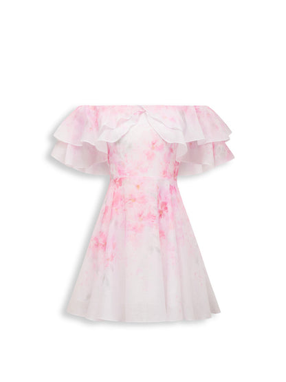 Ellie Ruffle Mini Dress