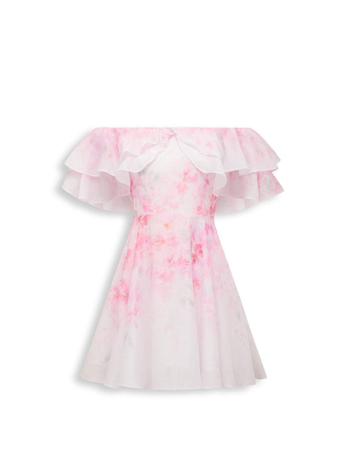 Ellie Ruffle Mini Dress