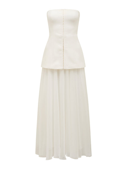 Alexis Hook and Eye Sheer Midi Dress