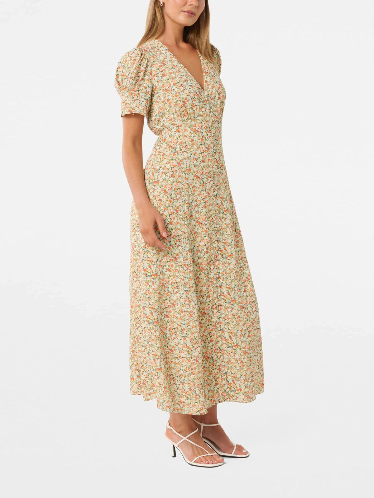 Safira Printed Midi Sun Dress