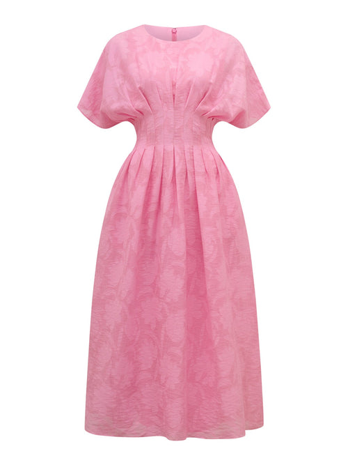 Eve Jacquard Seam Midi Dress