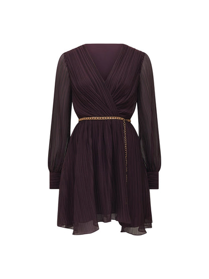 Genevieve Crinkle Mini Dress