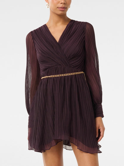 Genevieve Crinkle Mini Dress