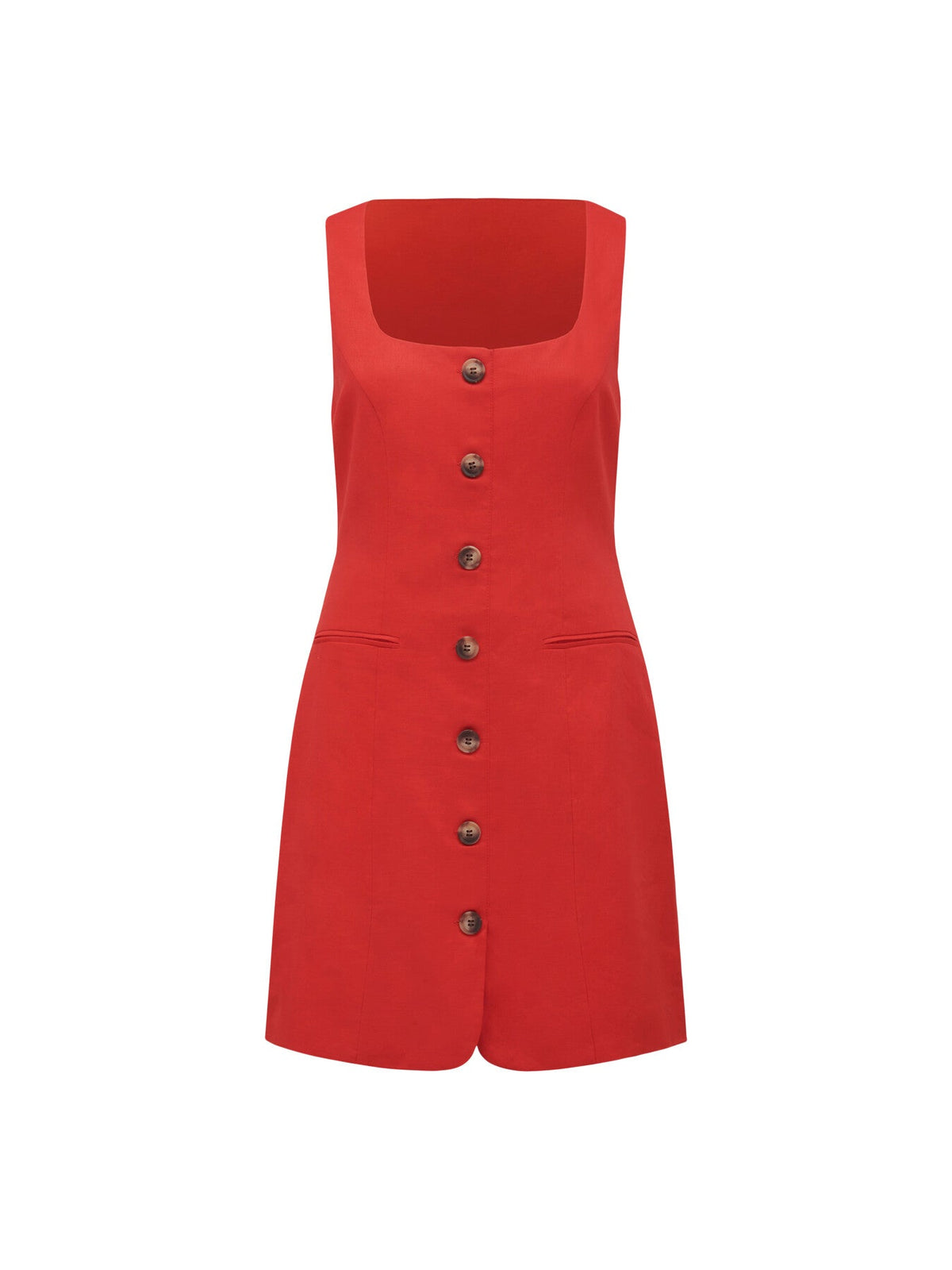 Caprice Scoop Neck Mini Dress