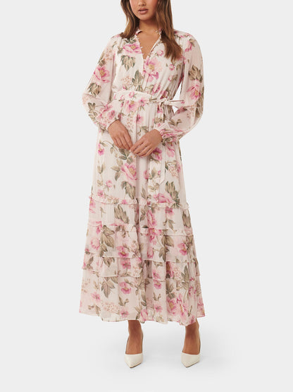 Sonia Ruffle Midi Dress