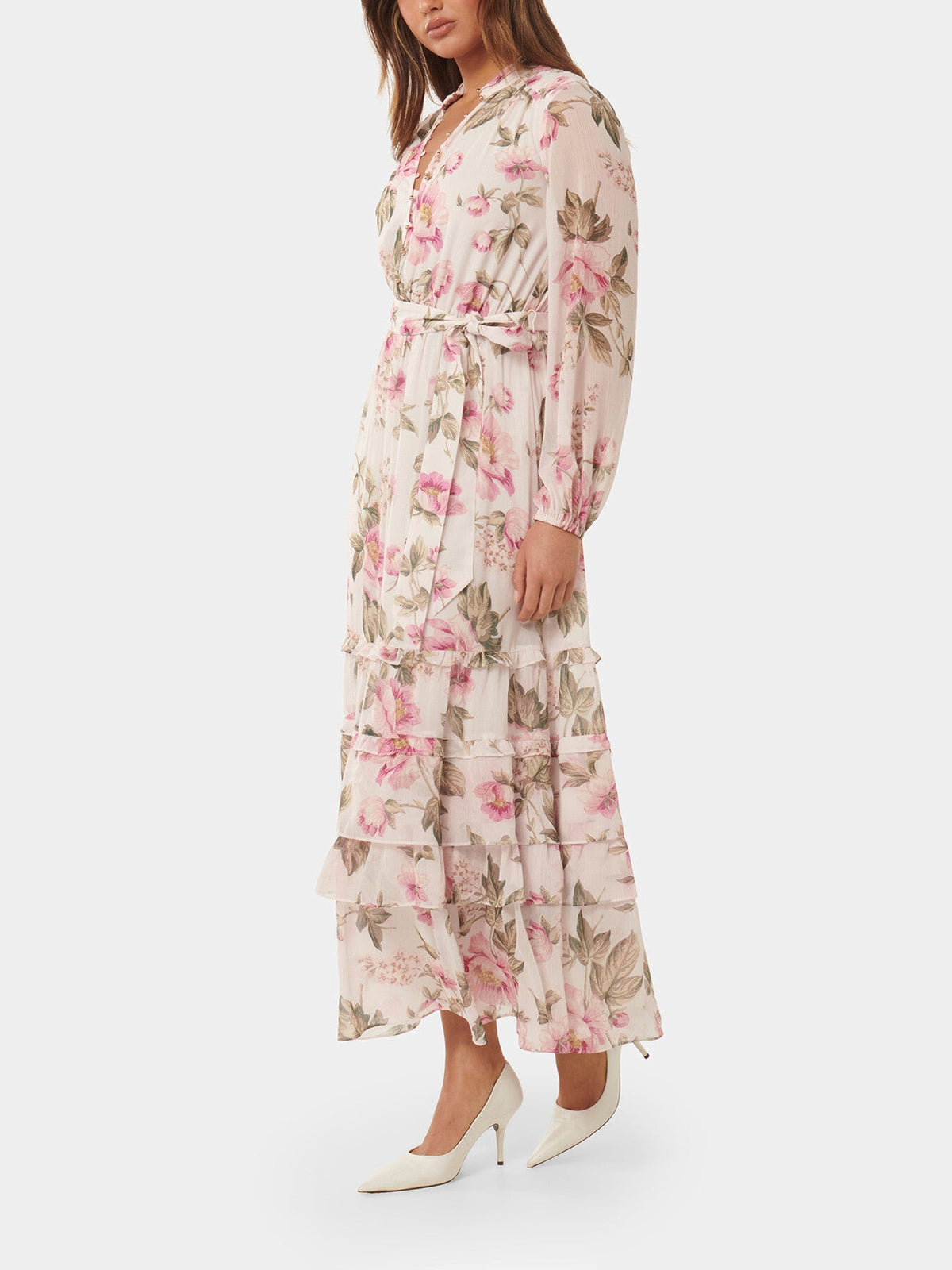 Sonia Ruffle Midi Dress