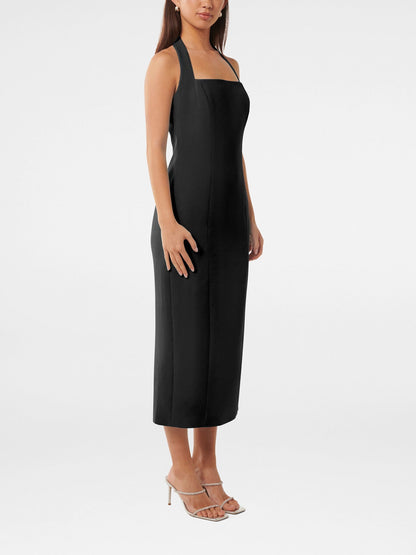 Veronica Halter Neck Bodycon Midi Dress