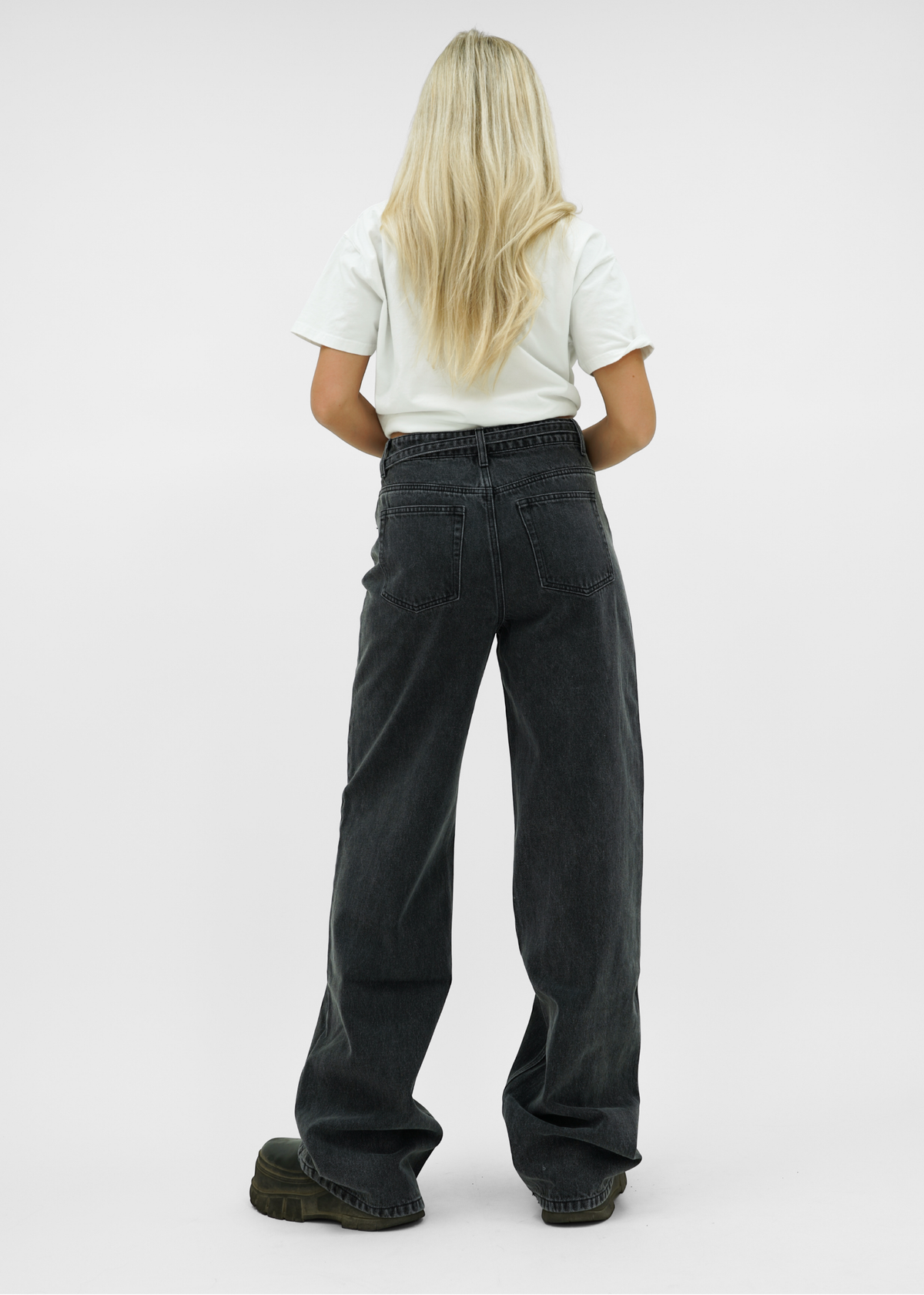 Baggy jeans dark washed grey (tall)
