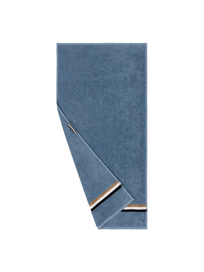 B Linea Bath Sheet Blue Horizon