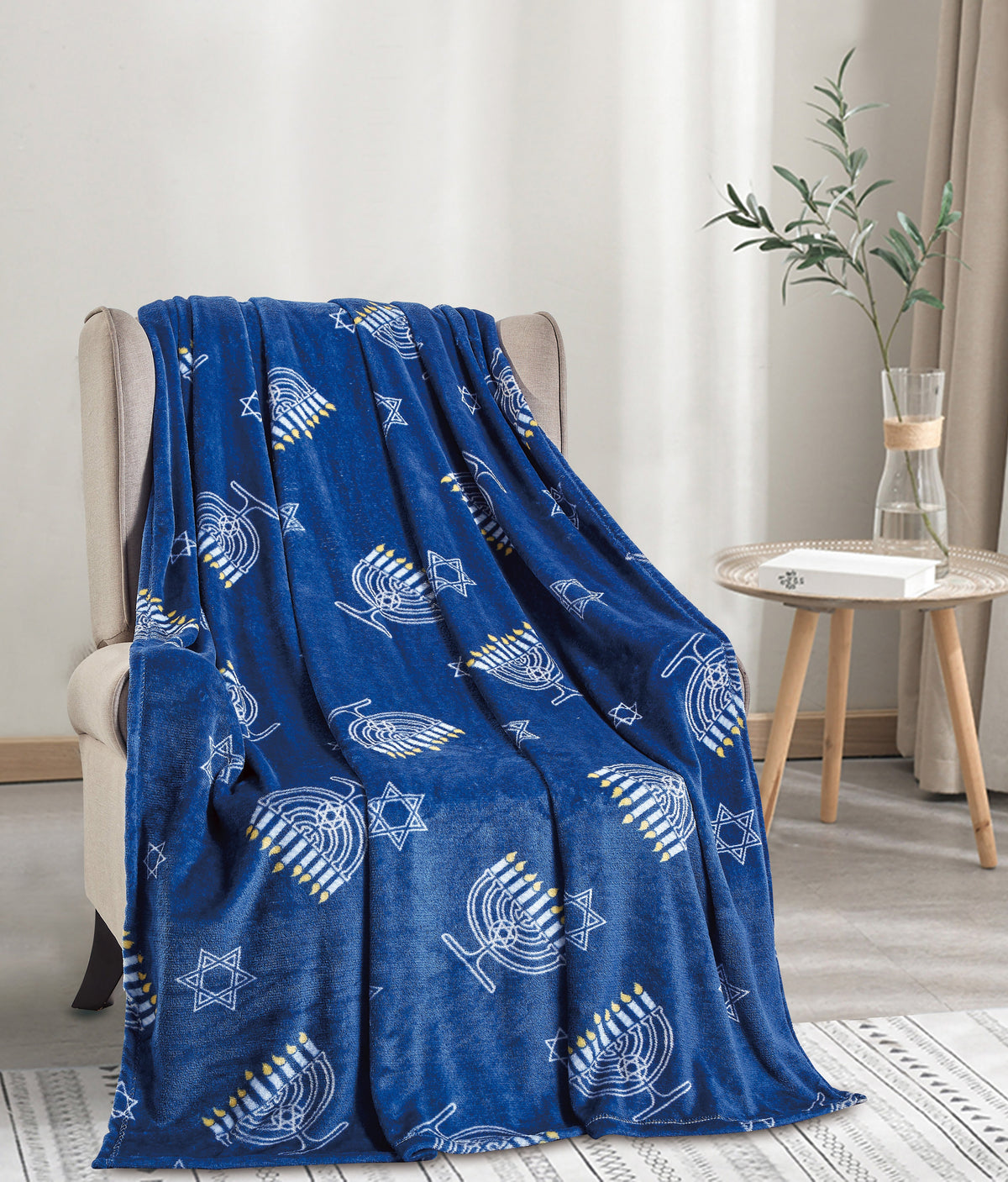 Hanukkah Holiday 50 X 60 Throw Blanket