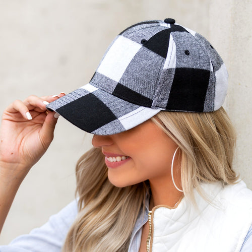 Fall Plaid Ball Caps