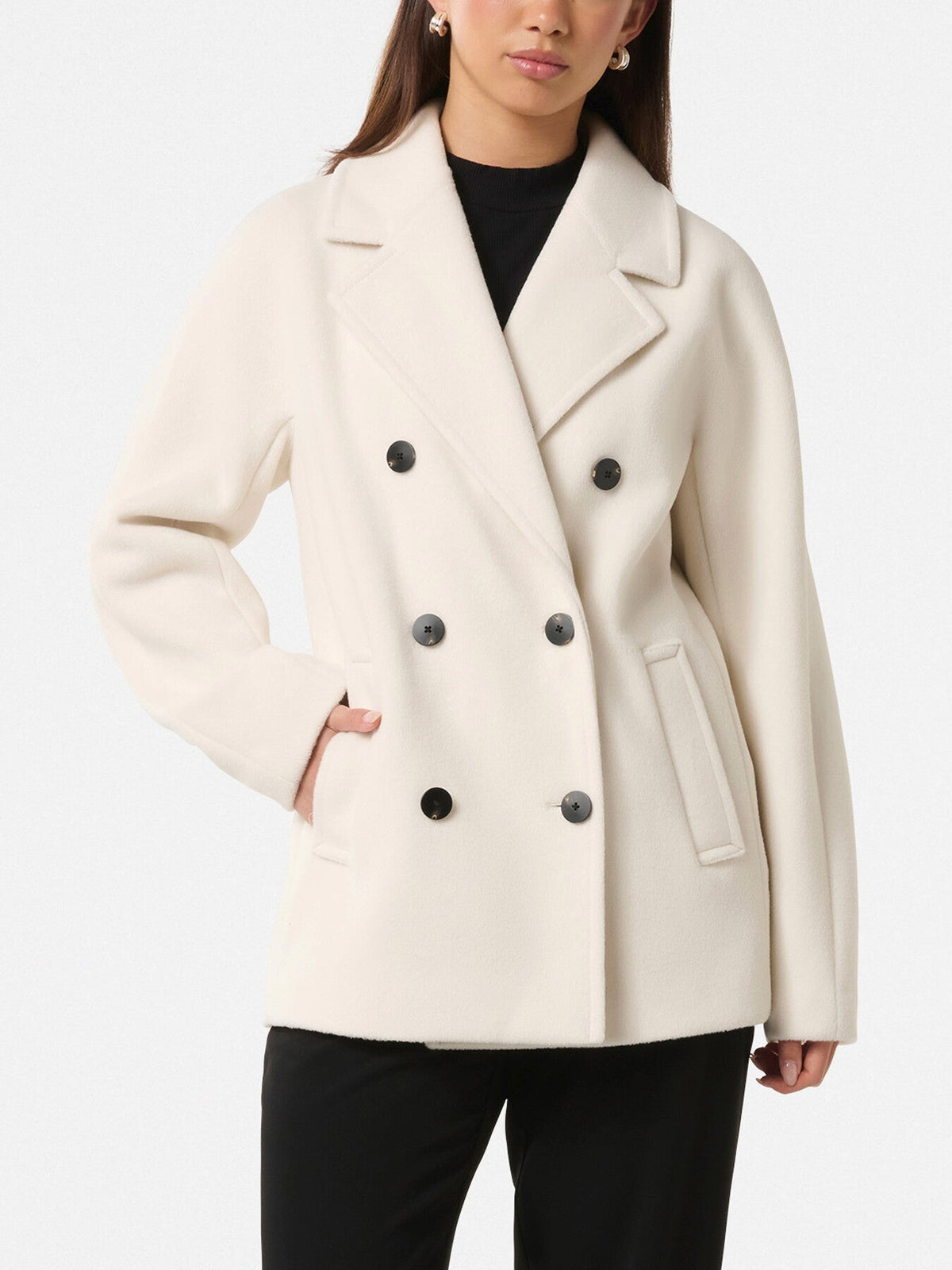 Bianca Double Breasted Mid Length Coat