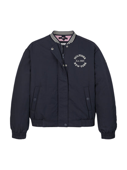 Varsity Satin Bomber