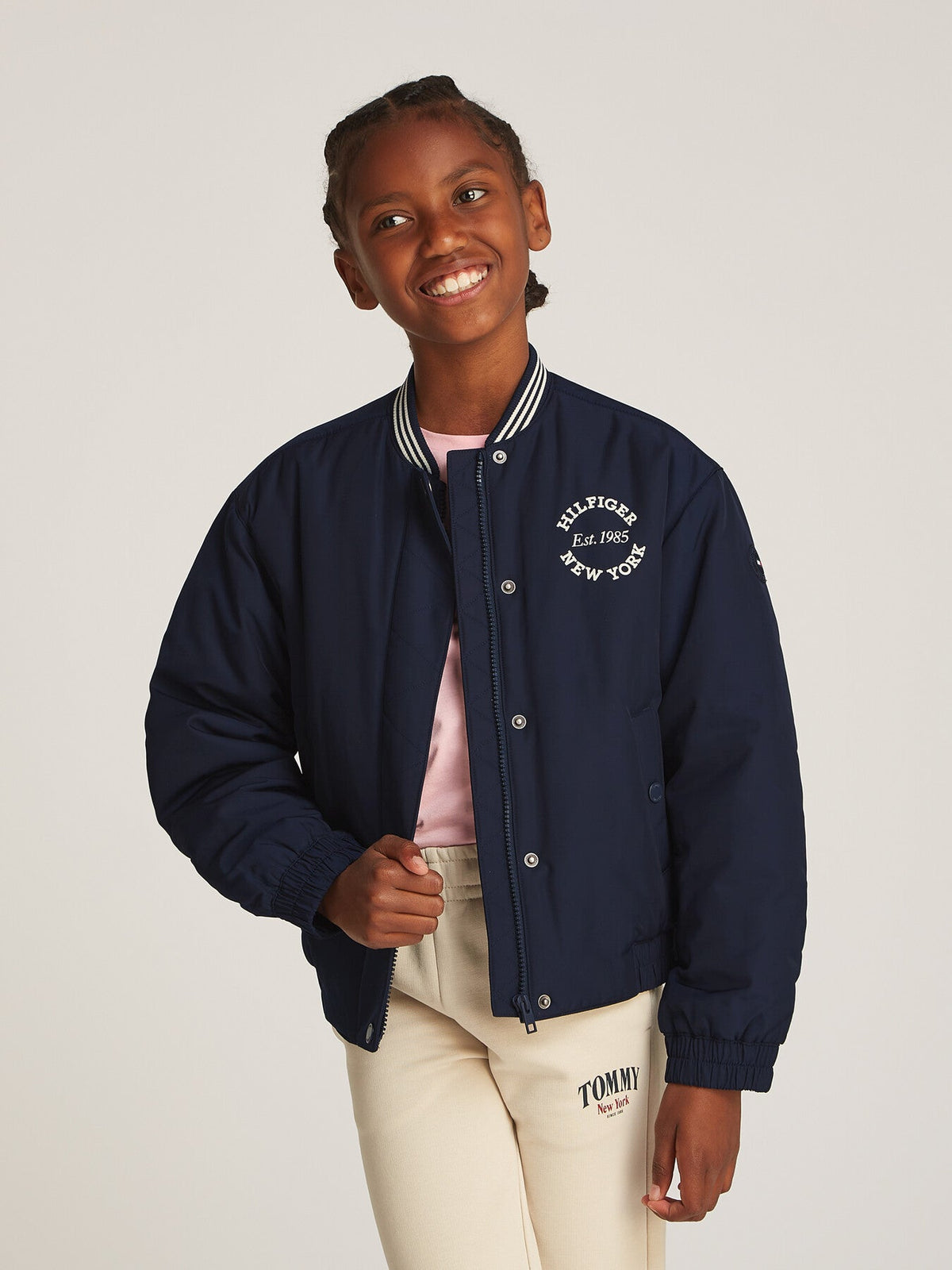 Varsity Satin Bomber