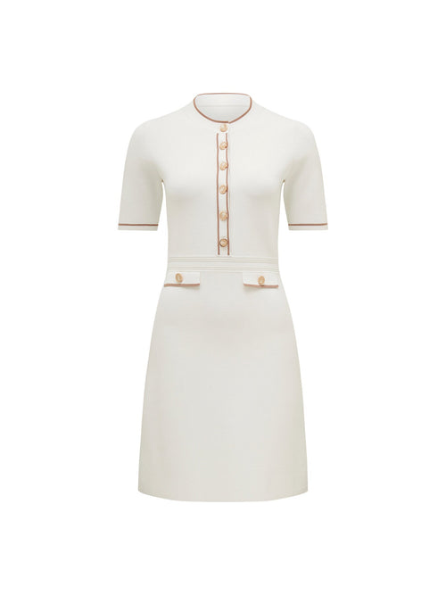 Belle Crepe Knit Dress